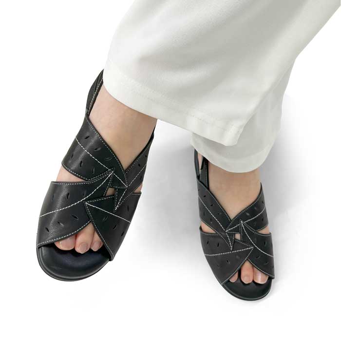 【FINAL SALE 対象】Airystepレザーサンダル036-3416