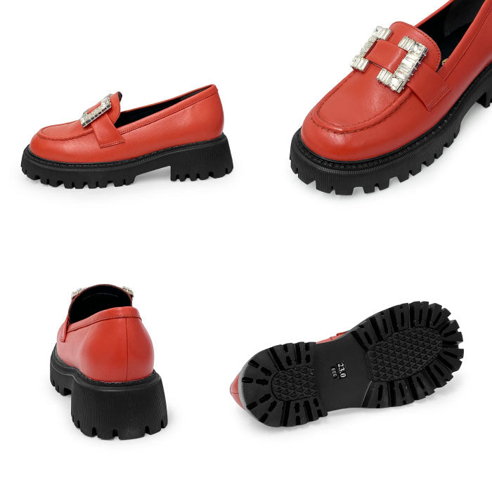 BEAUTYCREW CASUAL レザートラッドシューズ 059-2048aw