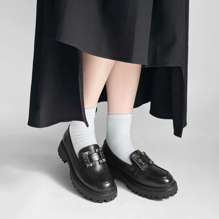 BEAUTYCREW CASUAL レザートラッドシューズ 059-2048aw