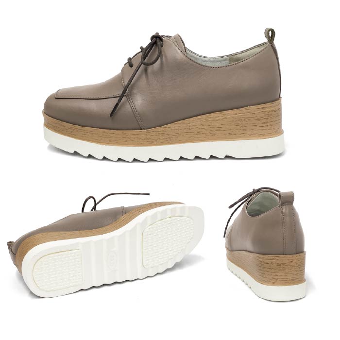 BEAUTYCREW CASUAL 厚底レザーシューズ 059-2581aw