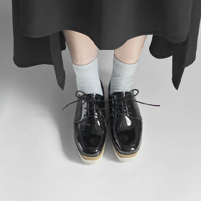 BEAUTYCREW CASUAL 厚底レザーシューズ 059-2581aw