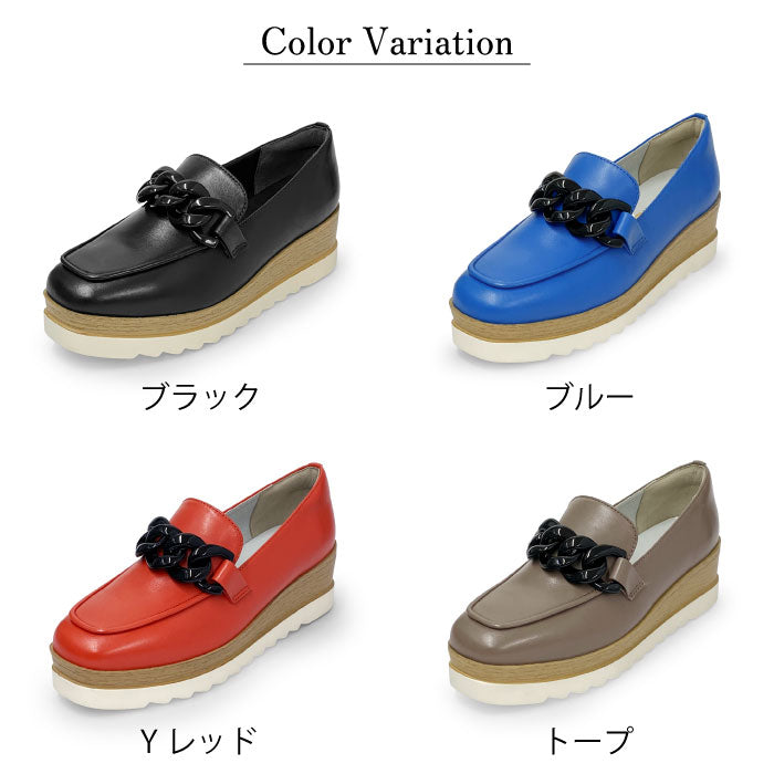 BEAUTYCREW CASUAL 厚底レザーシューズ 059-2583aw