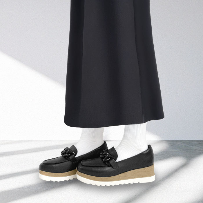 BEAUTYCREW CASUAL 厚底レザーシューズ 059-2583aw