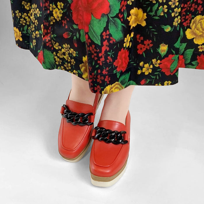 BEAUTYCREW CASUAL 厚底レザーシューズ 059-2583aw