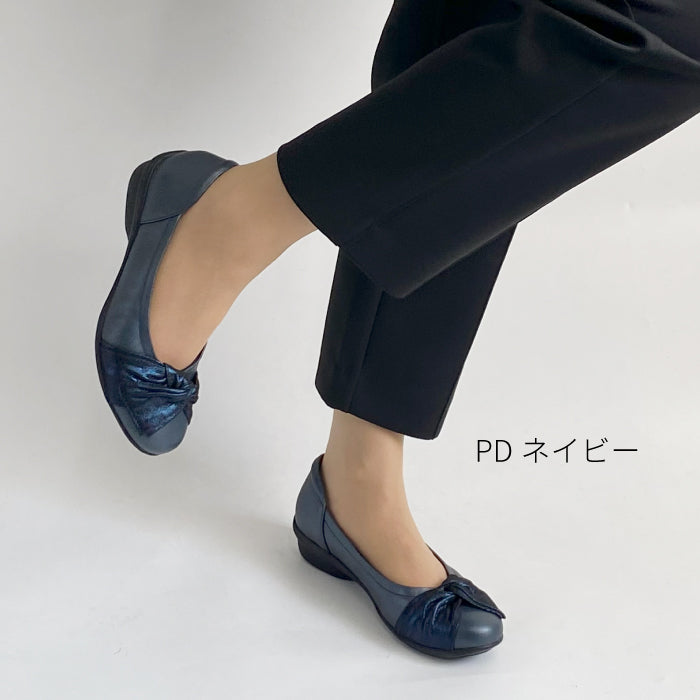 Airystepレザーバレエシューズ059-3522aw