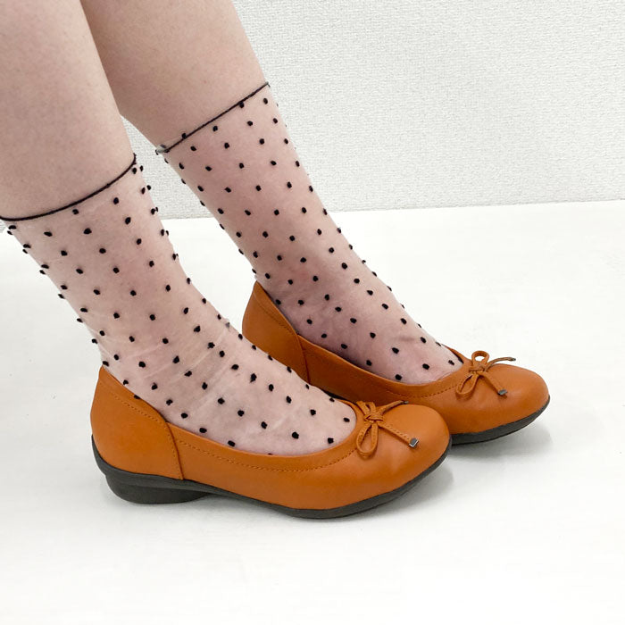 Airystepレザーバレエシューズ059-3551aw
