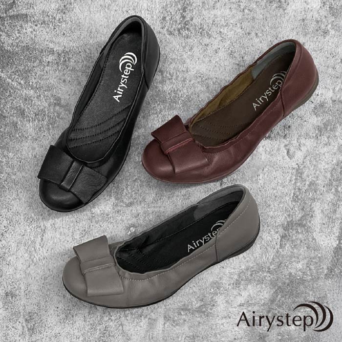 Airystep レザーバレエシューズ 059-3552aw