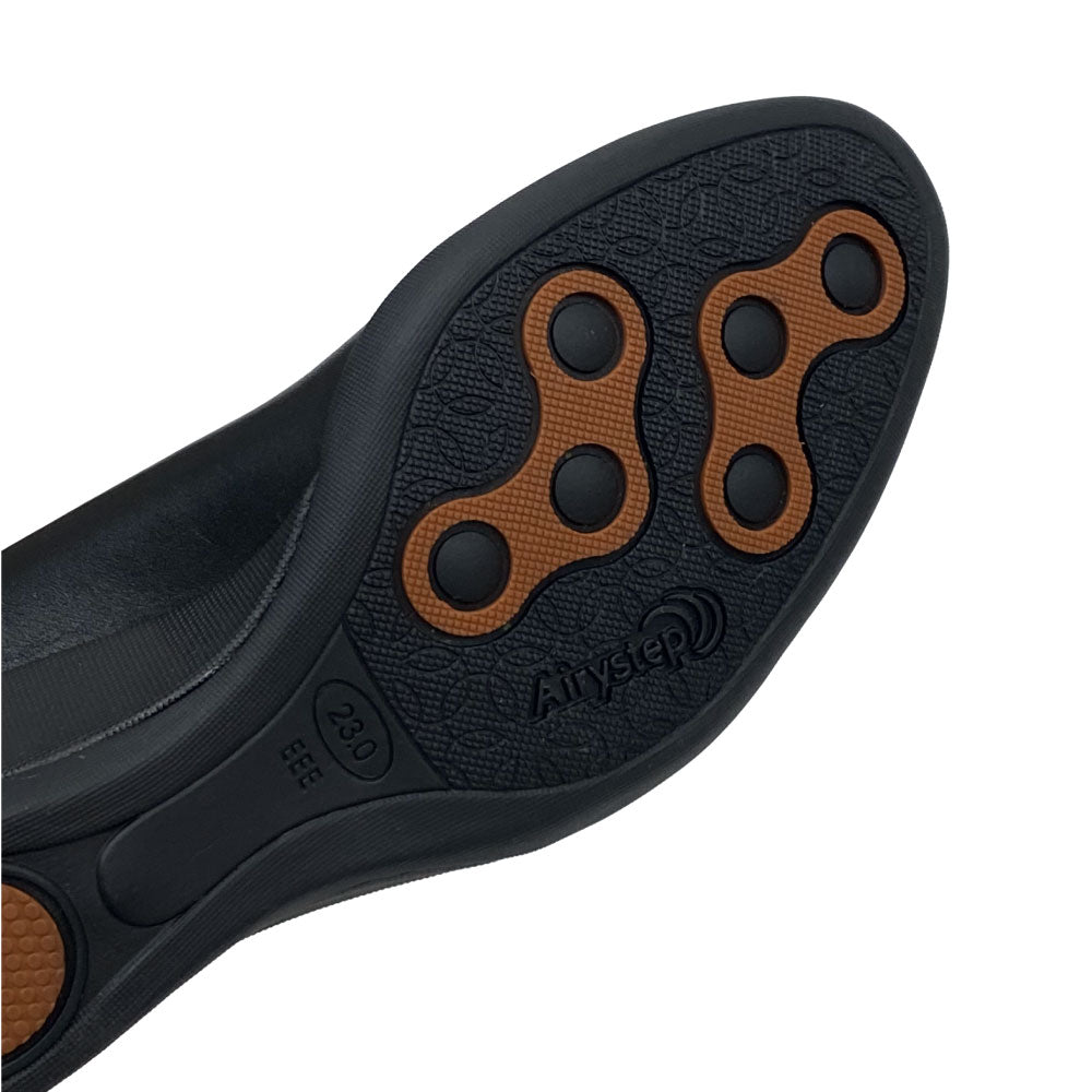 Airystep 美脚レザーバレエシューズ 059-6050ss