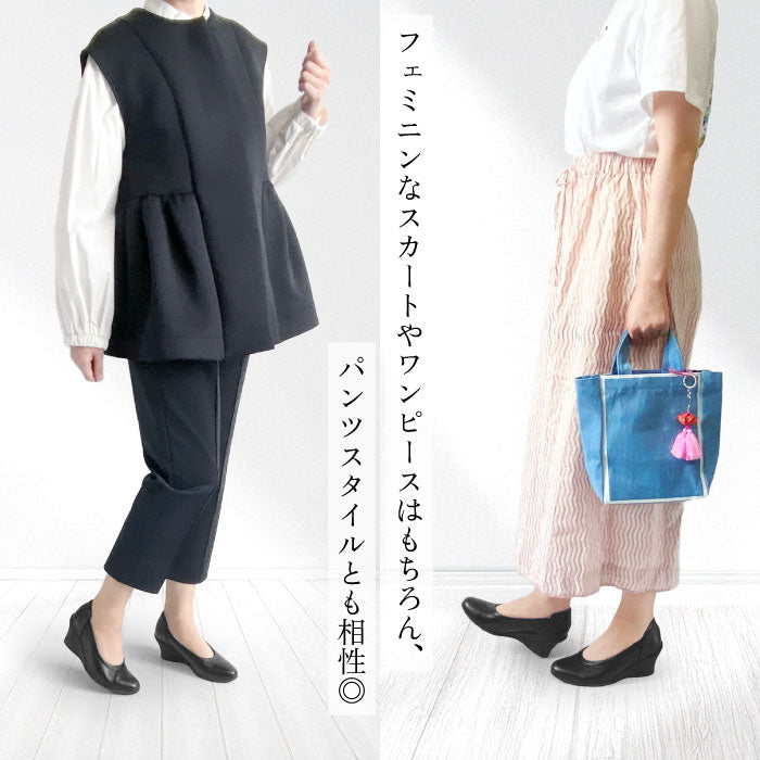 Airystep 美脚レザーバレエシューズ 059-6050ss