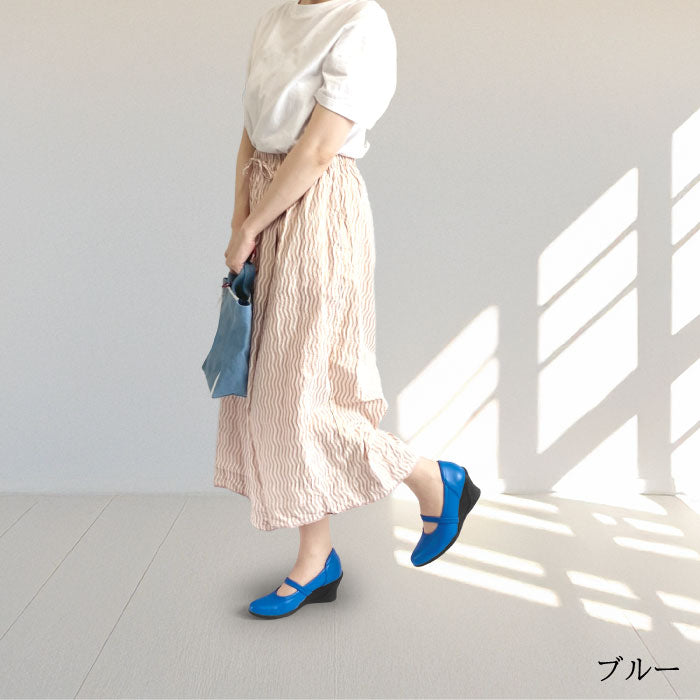 Airystep 美脚レザーバレエシューズ 059-6053aw