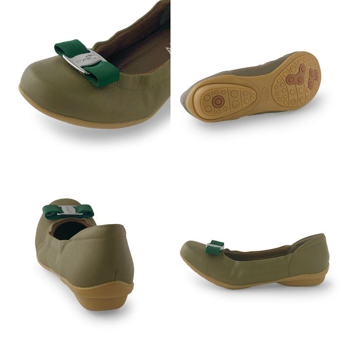 Airystep リボンバレエシューズ 059-6274aw