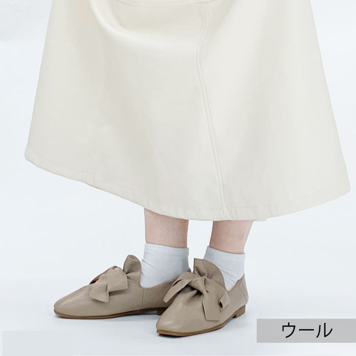BEAUTYCREW CASUAL レザーリボンシューズ 059-8346aw