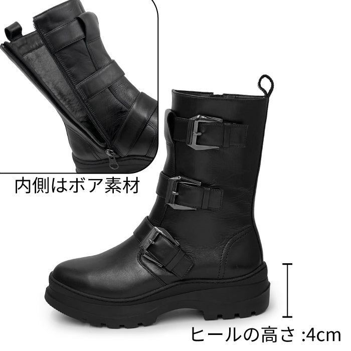 BEAUTYCREW CASUAL レザーブーツ 059-9854