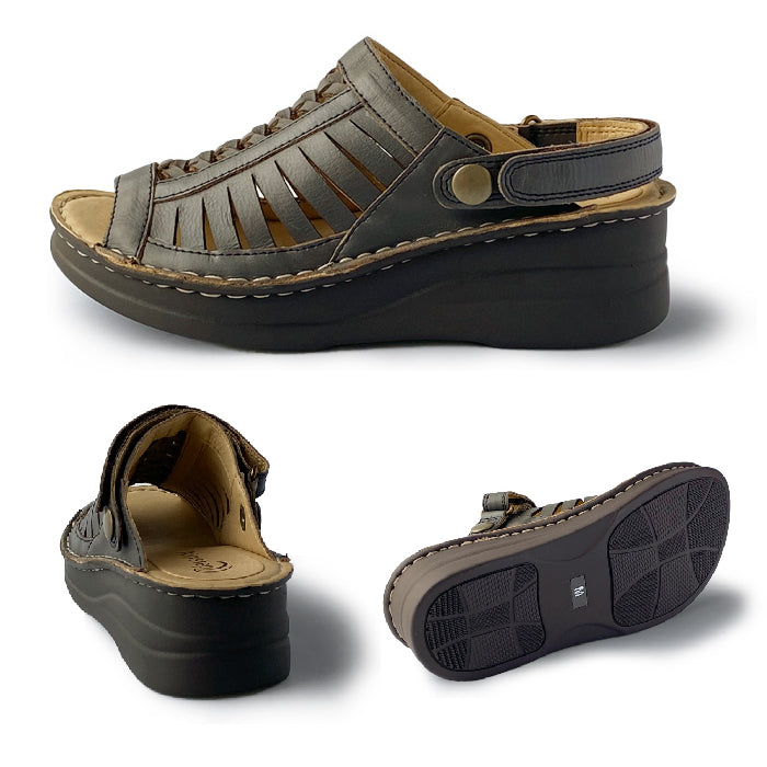 【FINAL SALE 対象】Airystep レザーサンダル 069-0329