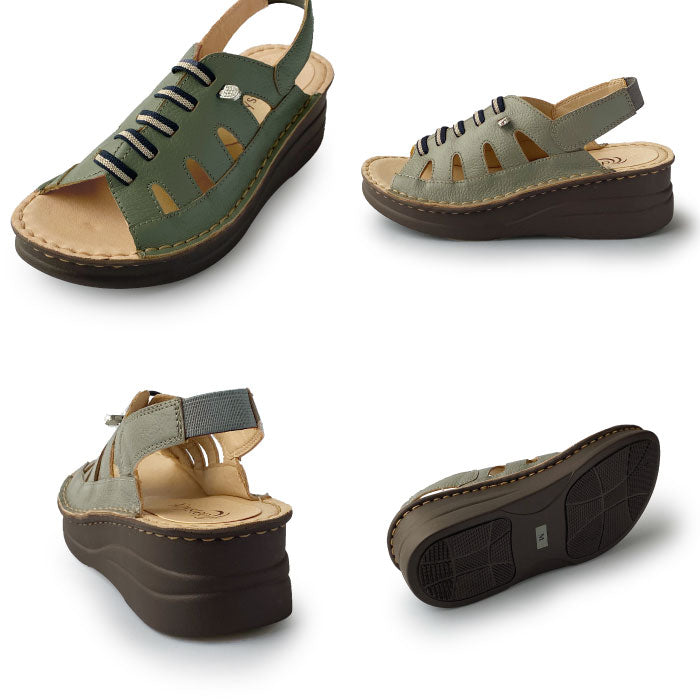 【FINAL SALE 対象】Airystep レザーサンダル 069-0331