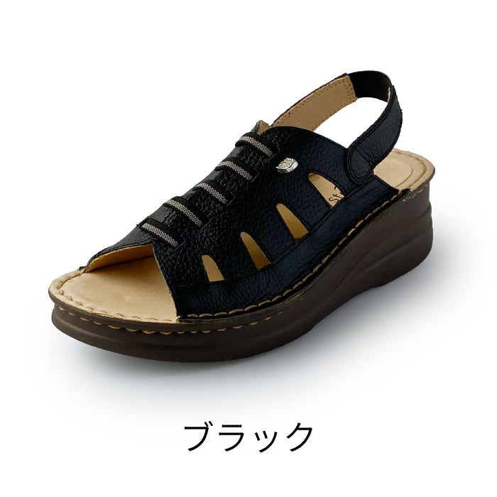 【FINAL SALE 対象】Airystep レザーサンダル 069-0331