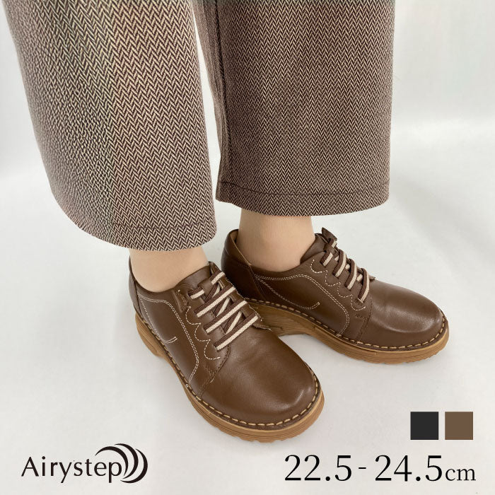 Airystepレザースニーカー069-1203aw