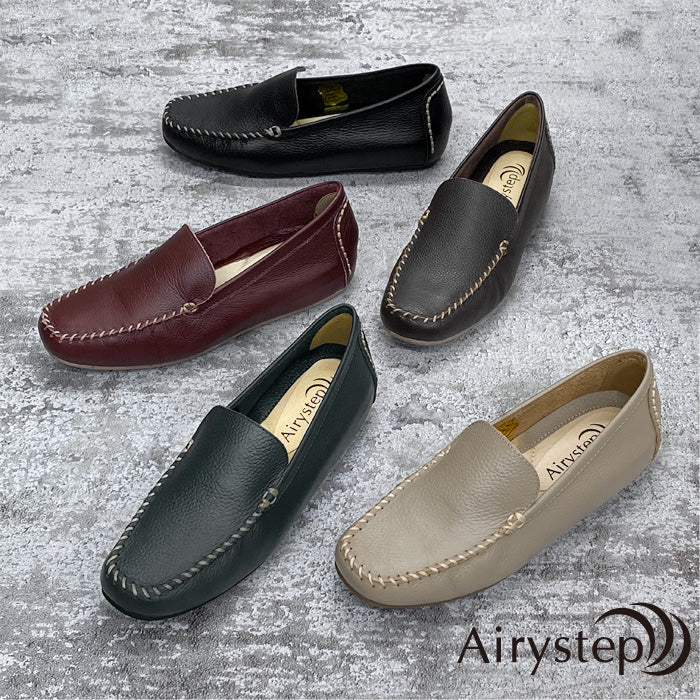 Airystep レザードライビングシューズ 069-7001aw