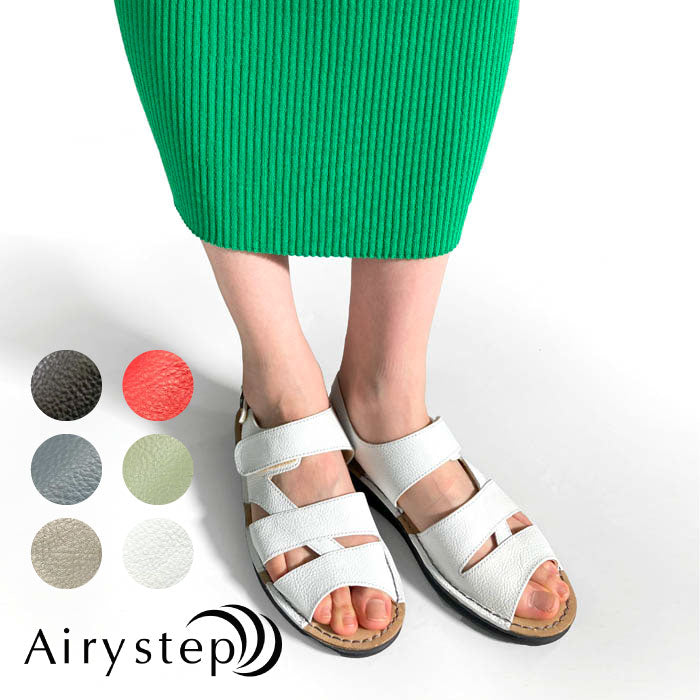 Airystep レザーサンダル 072-5677