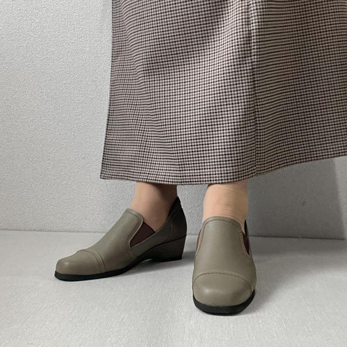 Airystep レザー スリッポンシューズ 082-0228aw