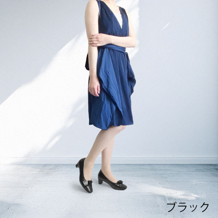 Yukiko Kimijima レザーパンプス109-3171aw