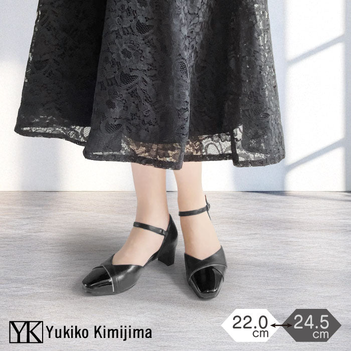 Yukiko Kimijima セパレートデザインパンプス 109-3175aw