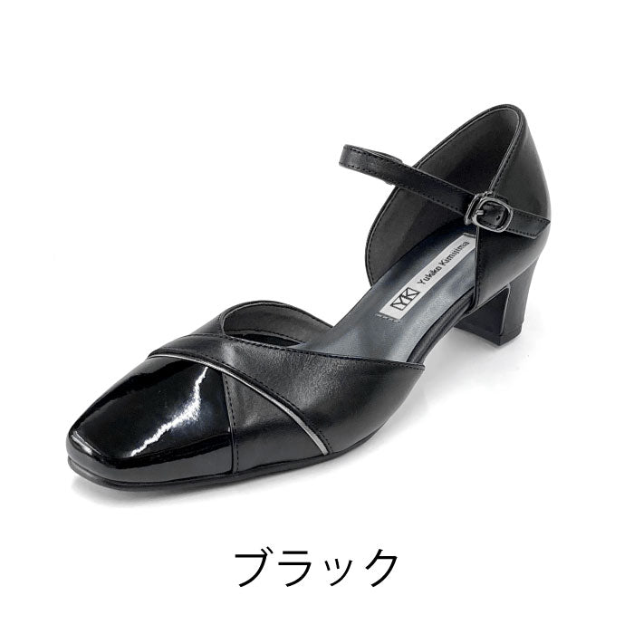 Yukiko Kimijima セパレートデザインパンプス 109-3175aw