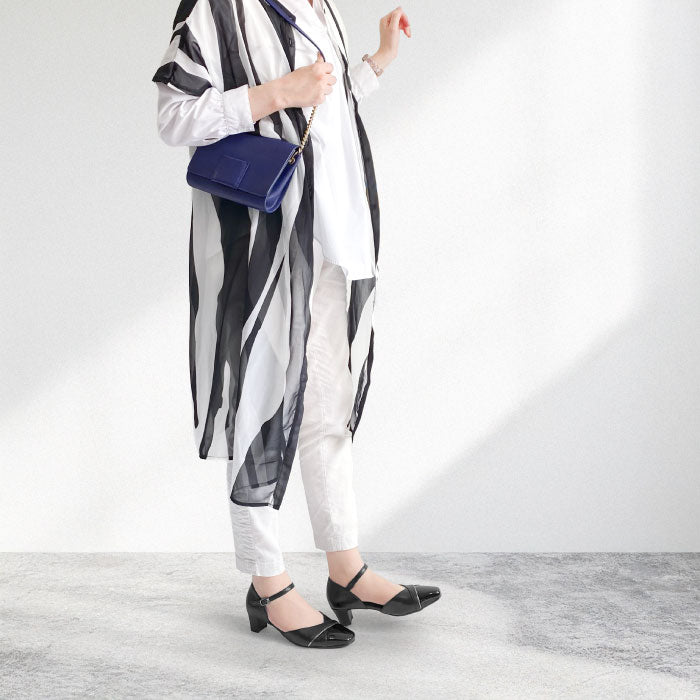 Yukiko Kimijima セパレートデザインパンプス 109-3175aw