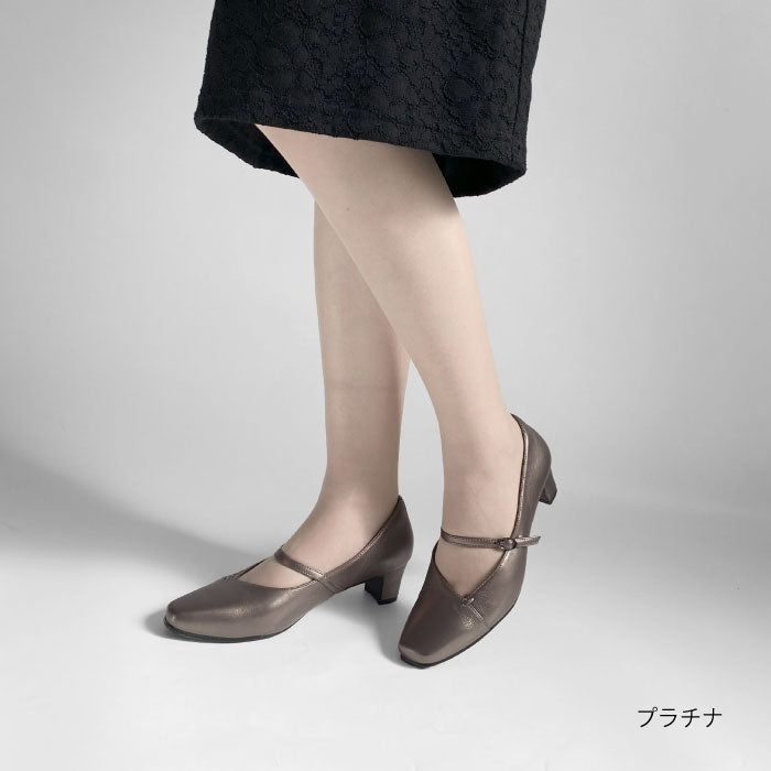 Yukiko Kimijima レザーパンプス 109-3176aw