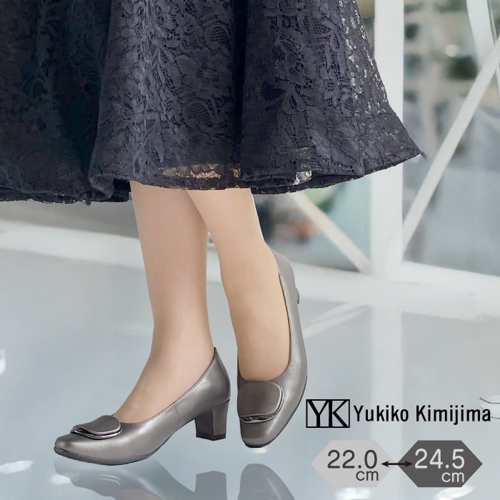 Yukiko Kimijima レザーパンプス 109-9005aw