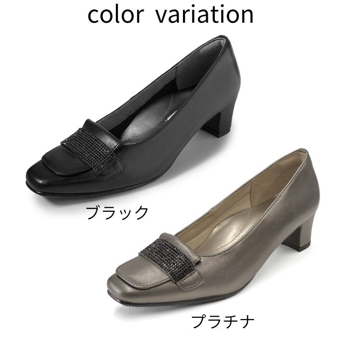 Yukiko Kimijima レザーパンプス 109-9013aw