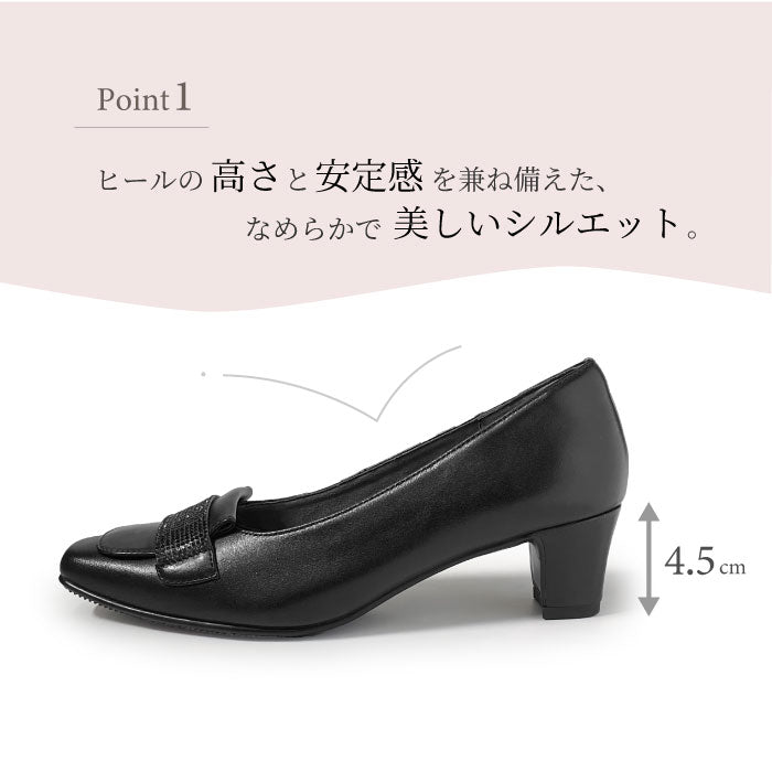 Yukiko Kimijima レザーパンプス 109-9013aw