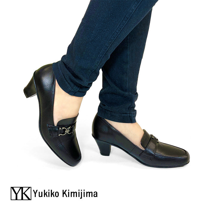 Yukiko Kimijimaビットローファーパンプス142-8809ss