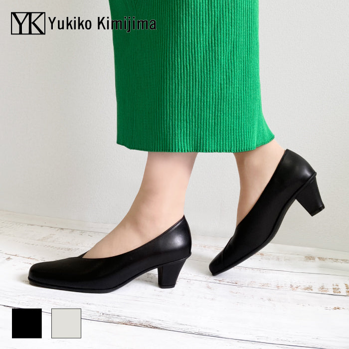 【FINAL SALE 対象】Yukiko Kimijima レザーパンプス142-8813ss