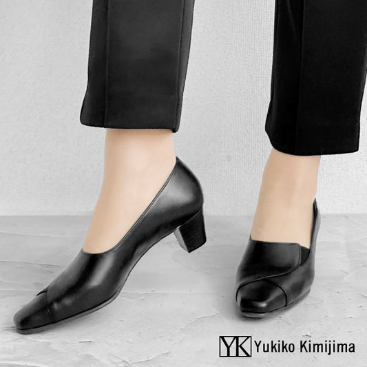 Yukiko Kimijima レザーパンプス142-9201