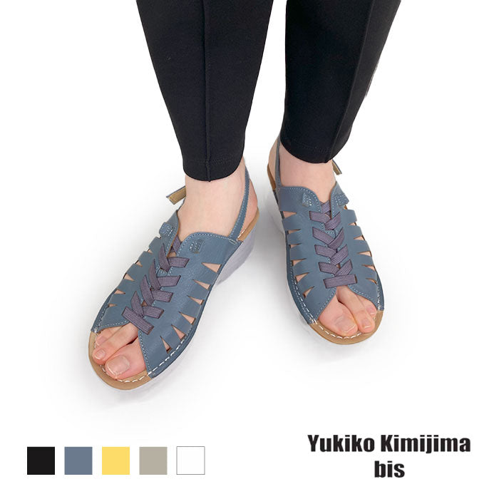 Yukiko Kimijima bisレザーサンダル 172-8713