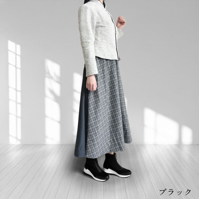 MUUM 厚底 スター ソックスブーツ 216-2103
