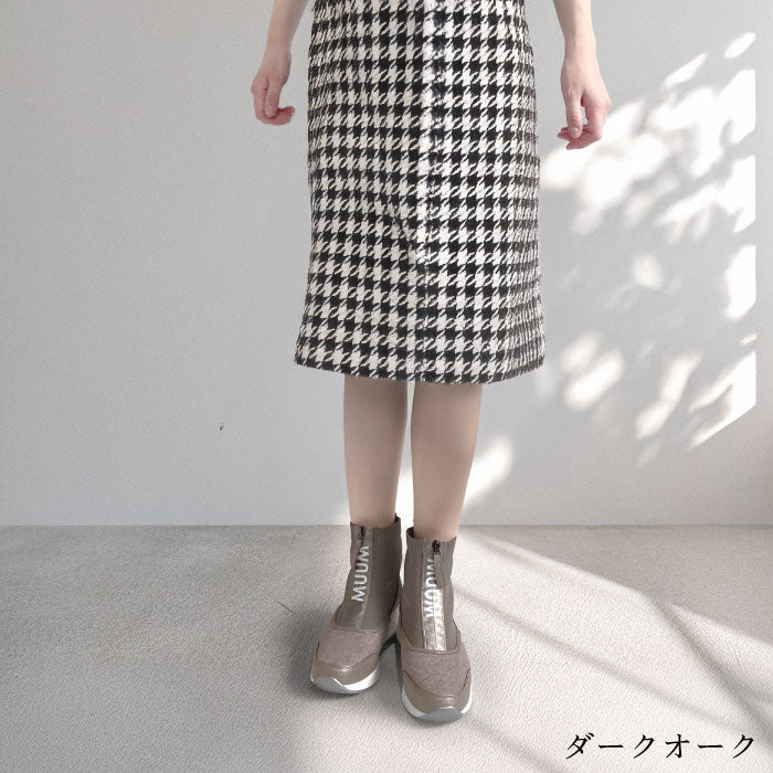 MUUM 厚底 スター ソックスブーツ 216-2103