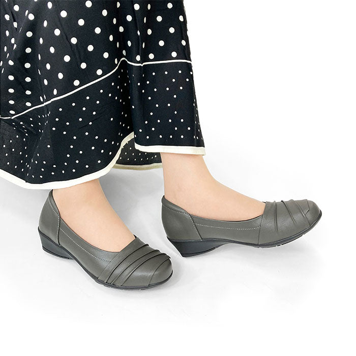 Airystepレザーバレエシューズ059-7574aw