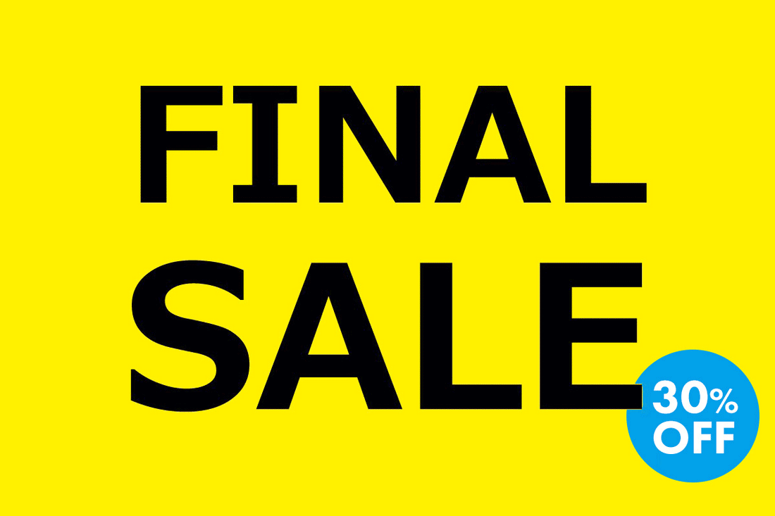 FINAL SALE！！！春夏の最後のセールです！