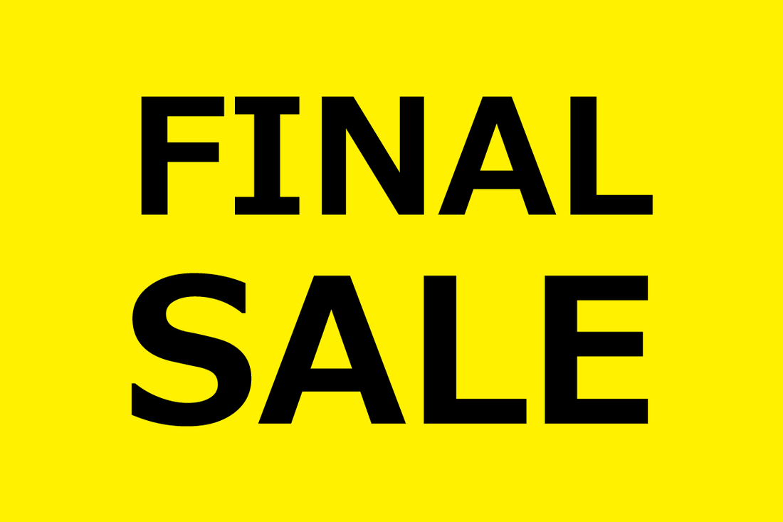 【最終価格】FINAL SALEのお知らせ