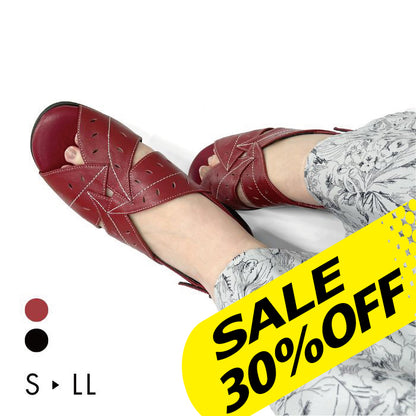【FINAL SALE 対象】Airystepレザーサンダル036-3416