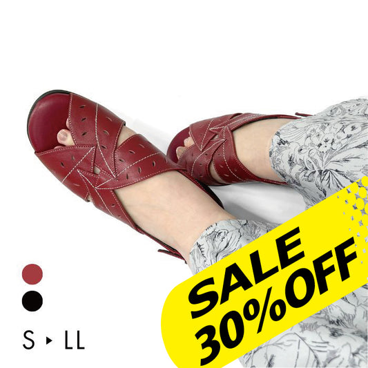 【FINAL SALE 対象】Airystepレザーサンダル036-3416