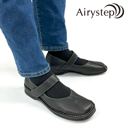 Airystepレザーコンフォートシューズ036-4988aw