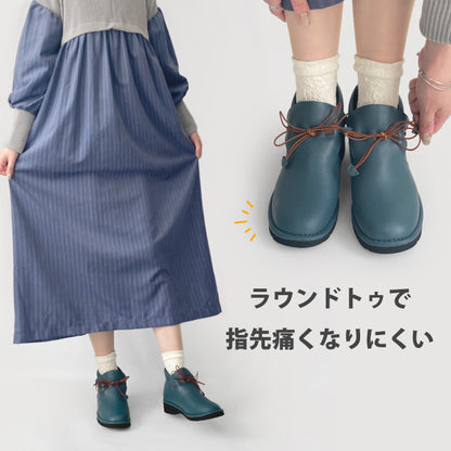 Airystep 幅広4E レザーブーツ 054-0715
