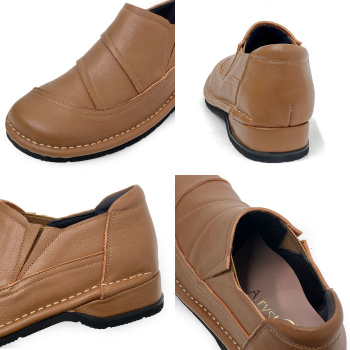Airystep レザースリッポンシューズ 054-0802aw