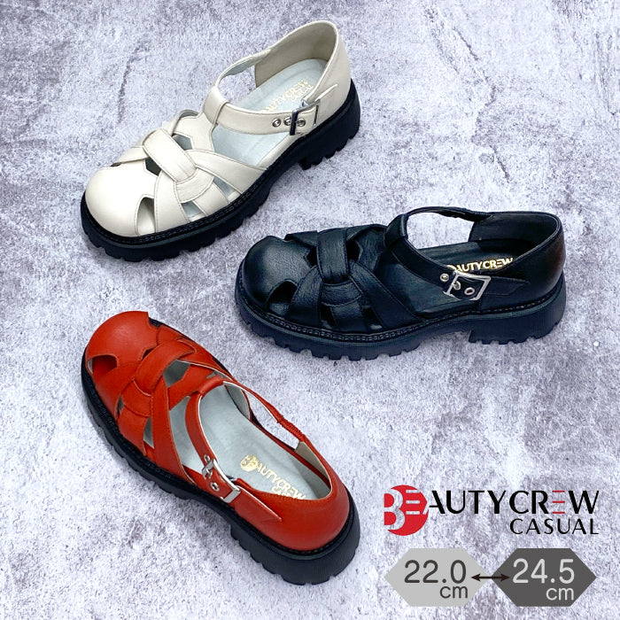 BEAUTYCREW CASUAL グルカサンダル 厚底 059-2027