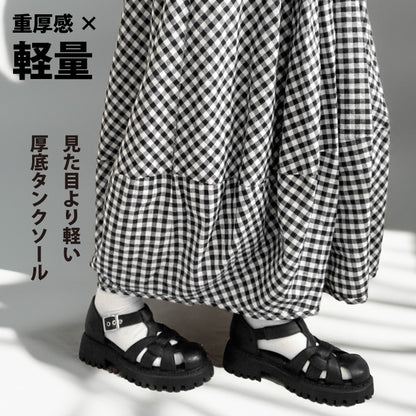 【SALE】BEAUTYCREW CASUAL グルカサンダル 厚底 059-2027