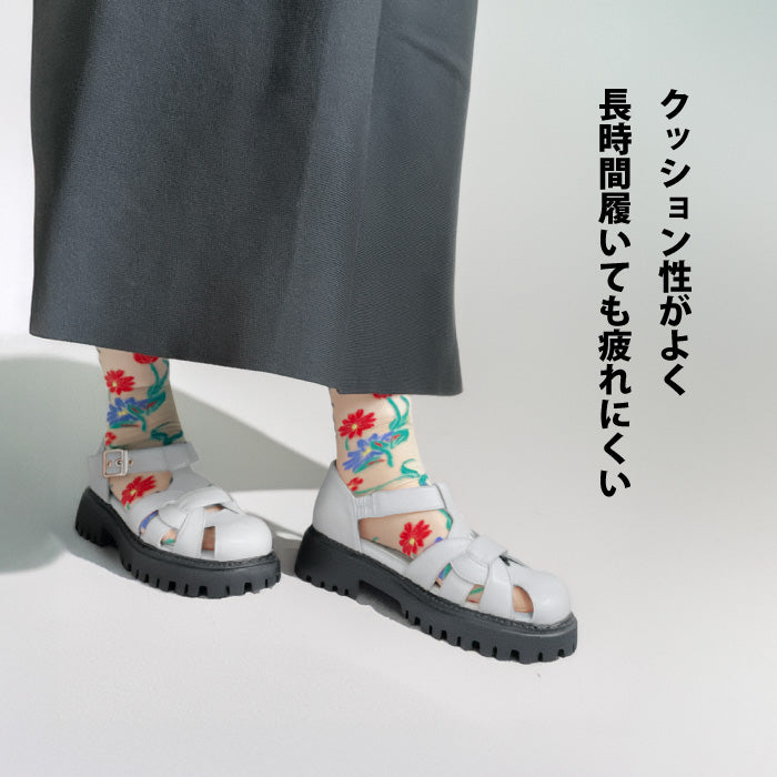 【SALE】BEAUTYCREW CASUAL グルカサンダル 厚底 059-2027