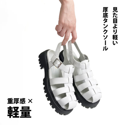 【SALE】BEAUTYCREW CASUAL グルカサンダル 厚底 059-2028